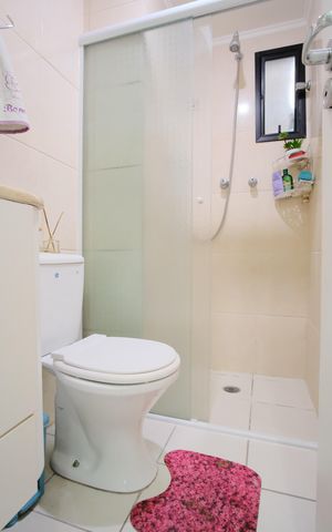 Apartamento à venda com 65m², 3 quartos e 2 vagasBanheiro Social