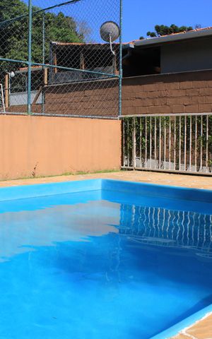 Casa de condomínio para alugar com 128m², 2 quartos e 2 vagas Casa de condomínio para alugar com 128m², 2 quartos e 2 vagasÁrea comum - Piscina