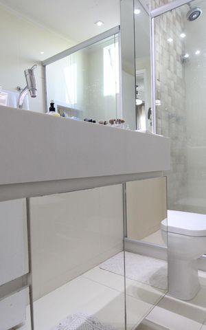 Apartamento para alugar com 74m², 3 quartos e 1 vagaBanheiro da suíte