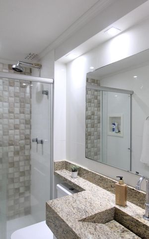 Apartamento para alugar com 74m², 3 quartos e 1 vagaBanheiro social