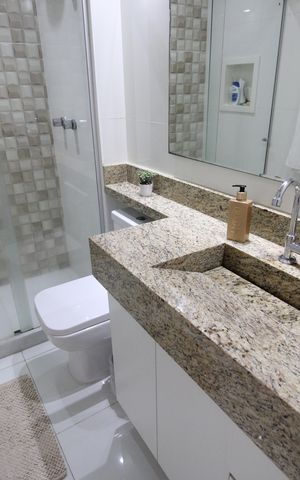 Apartamento para alugar com 74m², 3 quartos e 1 vagaBanheiro social