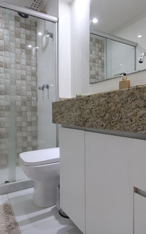 Apartamento para alugar com 74m², 3 quartos e 1 vagaBanheiro social