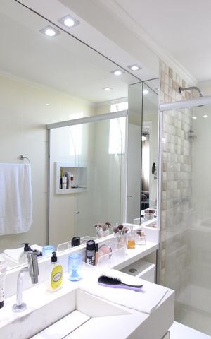 Apartamento para alugar com 74m², 3 quartos e 1 vagaBanheiro da suíte