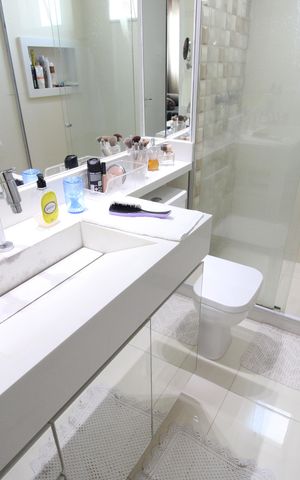 Apartamento para alugar com 74m², 3 quartos e 1 vagaBanheiro da suíte