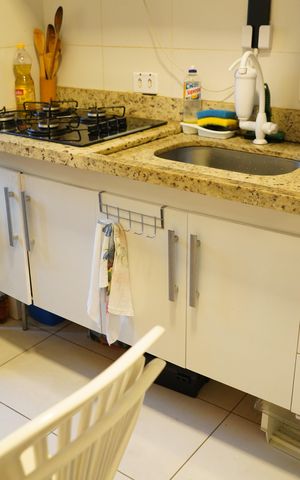 Studio à venda com 26m², 1 quarto e sem vagaCozinha