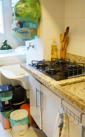 Studio à venda com 26m², 1 quarto e sem vagaCozinha