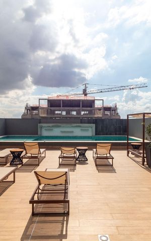 Apartamento para alugar com 24m², 1 quarto e sem vaga Apartamento para alugar com 24m², 1 quarto e sem vagaÁrea comum - Piscina