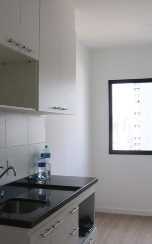 Apartamento à venda com 24m², 1 quarto e sem vagaSala e Cozinha Integrada