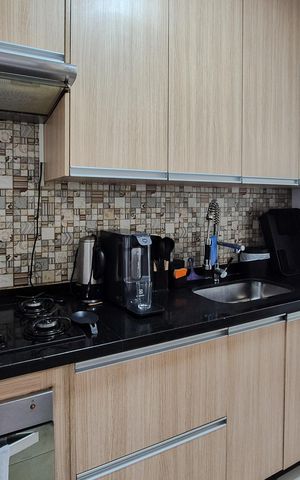 Apartamento à venda com 60m², 2 quartos e 2 vagas Apartamento à venda com 60m², 2 quartos e 2 vagasCozinha e Área de Serviço