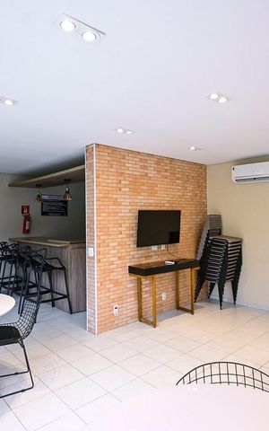 Apartamento para alugar com 44m², 2 quartos e 1 vagaSalão de Festa