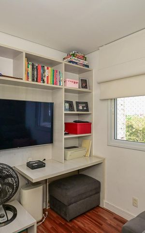 Apartamento à venda com 87m², 3 quartos e 2 vagasQuarto 1/Escritório
