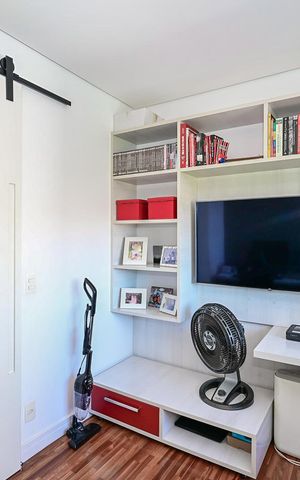 Apartamento à venda com 87m², 3 quartos e 2 vagasQuarto 1/Escritório