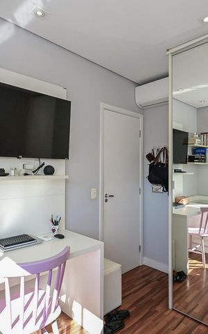 Apartamento à venda com 87m², 3 quartos e 2 vagasQuarto 1