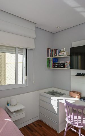 Apartamento à venda com 87m², 3 quartos e 2 vagasQuarto 1
