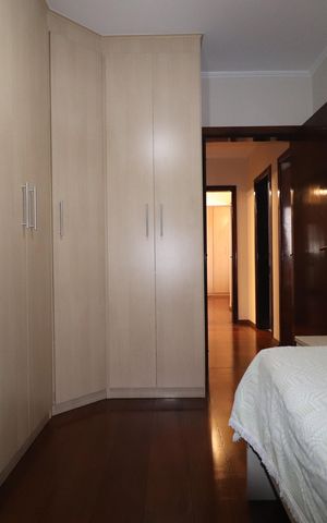 Apartamento à venda com 128m², 3 quartos e 2 vagasQuarto 3