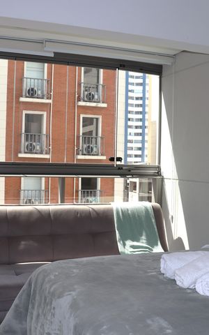 Studio à venda com 28m², 1 quarto e sem vagaVaranda