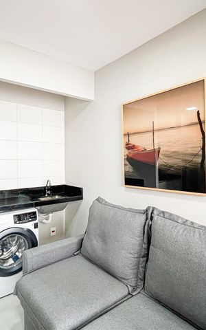 Apartamento à venda com 35m², 2 quartos e sem vaga Apartamento à venda com 35m², 2 quartos e sem vagaSala/Cozinha