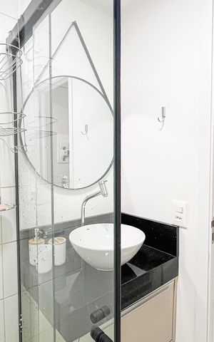 Apartamento à venda com 35m², 2 quartos e sem vaga Apartamento à venda com 35m², 2 quartos e sem vagaBanheiro