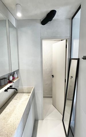 Apartamento à venda com 70m², 1 quarto e 1 vaga Apartamento à venda com 70m², 1 quarto e 1 vagaBanheiro - torneira