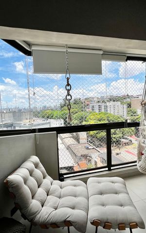 Apartamento à venda com 70m², 1 quarto e 1 vaga Apartamento à venda com 70m², 1 quarto e 1 vagaVaranda da Sala