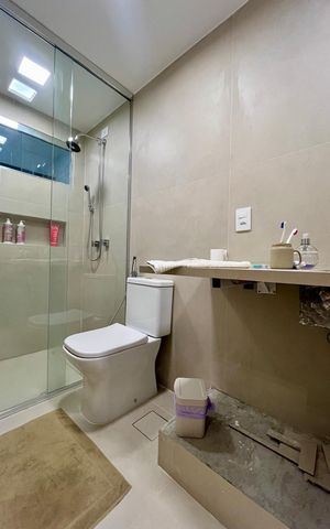 Apartamento à venda com 185m², 3 quartos e 2 vagas Apartamento à venda com 185m², 3 quartos e 2 vagasBanheiro da Suíte