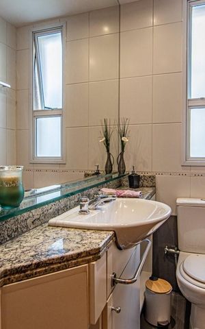 Apartamento à venda com 146m², 3 quartos e 2 vagas Apartamento à venda com 146m², 3 quartos e 2 vagasBanheiro