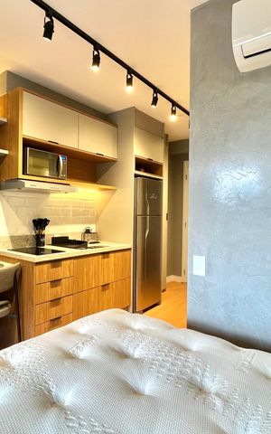 Studio para alugar com 24m², 1 quarto e sem vagaSala/Quarto