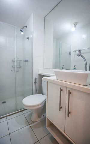 Apartamento para alugar com 56m², 2 quartos e 1 vagaBanheiro da Suíte