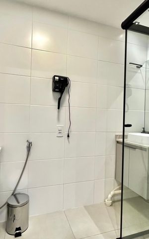 Studio para alugar com 24m², 1 quarto e sem vaga Studio para alugar com 24m², 1 quarto e sem vagaBanheiro