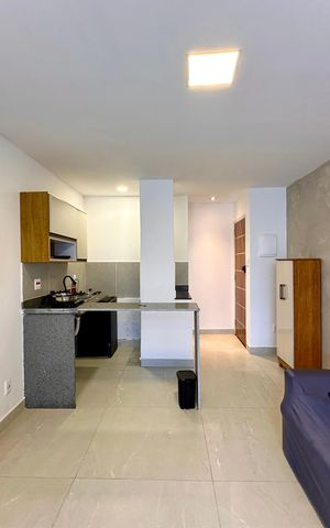 Studio para alugar com 30m², 1 quarto e 1 vaga