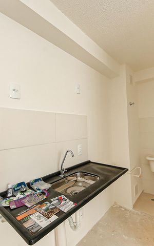Apartamento à venda com 36m², 2 quartos e sem vagaCozinha e Área de Serviço