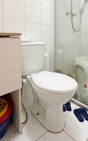 Apartamento à venda com 72m², 2 quartos e 2 vagasBanheiro Social