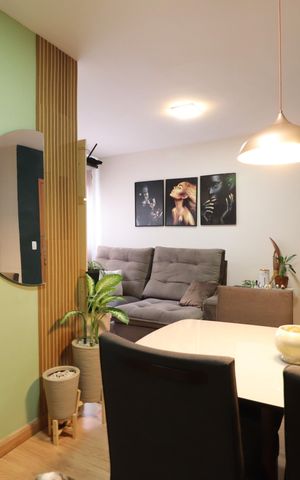Apartamento para alugar com 60m², 2 quartos e 1 vagaSala