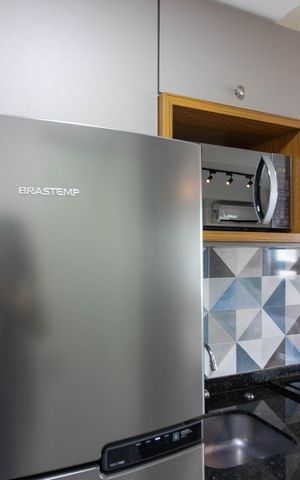 Studio para alugar com 26m², 1 quarto e sem vaga Studio para alugar com 26m², 1 quarto e sem vagaCozinha