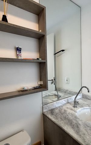 Studio à venda com 30m², 1 quarto e sem vagaBanheiro da Suíte