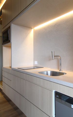 Studio à venda com 45m², 1 quarto e 1 vagaCozinha