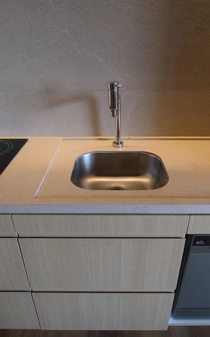 Studio à venda com 45m², 1 quarto e 1 vagaCozinha