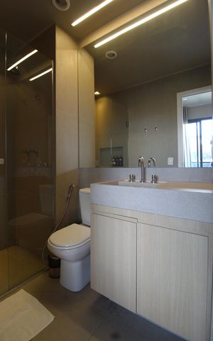 Studio à venda com 45m², 1 quarto e 1 vagaBanheiro