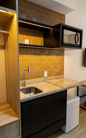 Apartamento à venda com 23m², 1 quarto e sem vaga