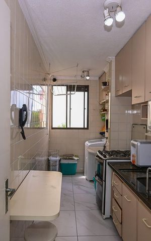 Apartamento à venda com 55m², 2 quartos e 1 vagaCozinha