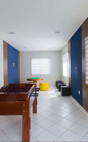 Apartamento à venda com 55m², 1 quarto e 1 vaga Apartamento à venda com 55m², 1 quarto e 1 vagaSalão de jogos