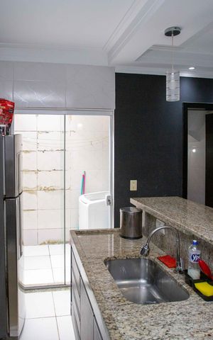 Casa para alugar com 120m², 2 quartos e 2 vagasCozinha