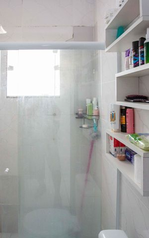 Casa para alugar com 120m², 2 quartos e 2 vagasBanheiro da Suíte