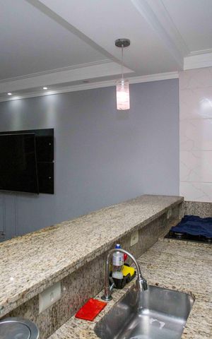 Casa para alugar com 120m², 2 quartos e 2 vagasCozinha