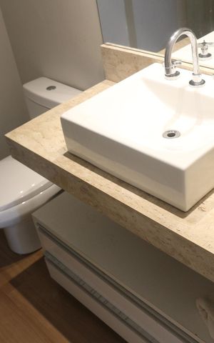 Apartamento à venda com 100m², 3 quartos e 2 vagasBanheiro