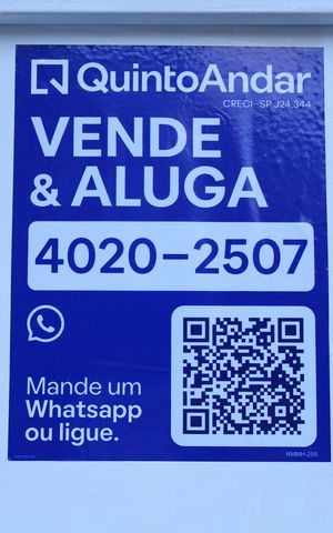 Casa à venda com 120m², 2 quartos e 2 vagasPlaca instalada no portão do imóvel - Código da placa: RMMH-259