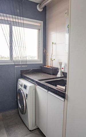Apartamento à venda com 114m², 2 quartos e 2 vagas Apartamento à venda com 114m², 2 quartos e 2 vagasÁrea de serviço