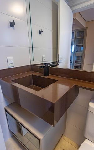 Apartamento à venda com 114m², 2 quartos e 2 vagas Apartamento à venda com 114m², 2 quartos e 2 vagasBanheiro da Suíte 2