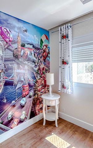 Apartamento à venda com 107m², 3 quartos e 2 vagasQuarto 1