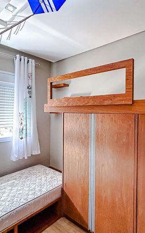 Apartamento à venda com 107m², 3 quartos e 2 vagasQuarto 2